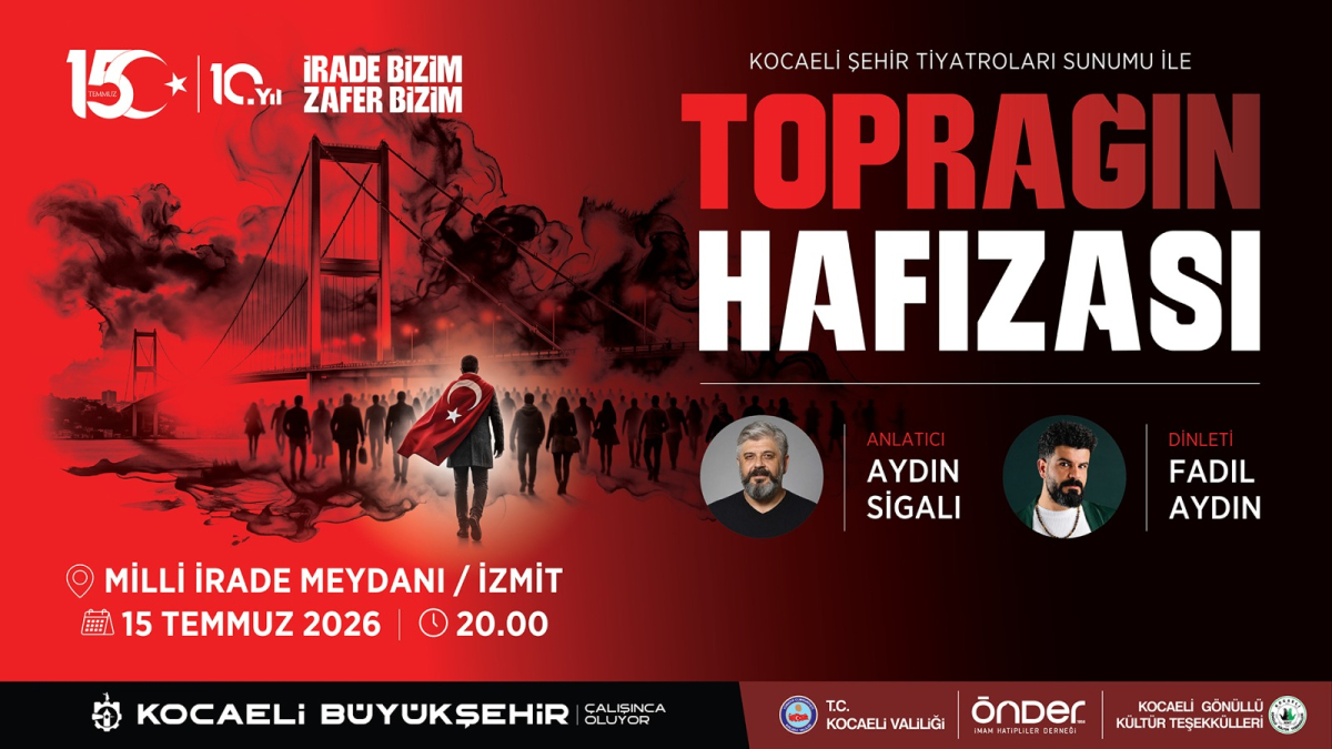 Kocaeli, 15 Temmuz ruhunu diri tutacak