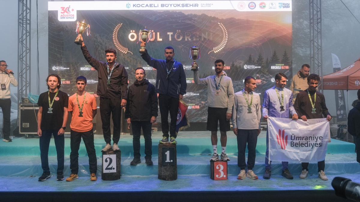 Kocaeli Ultra Trail’de kupalar sahiplerini buldu