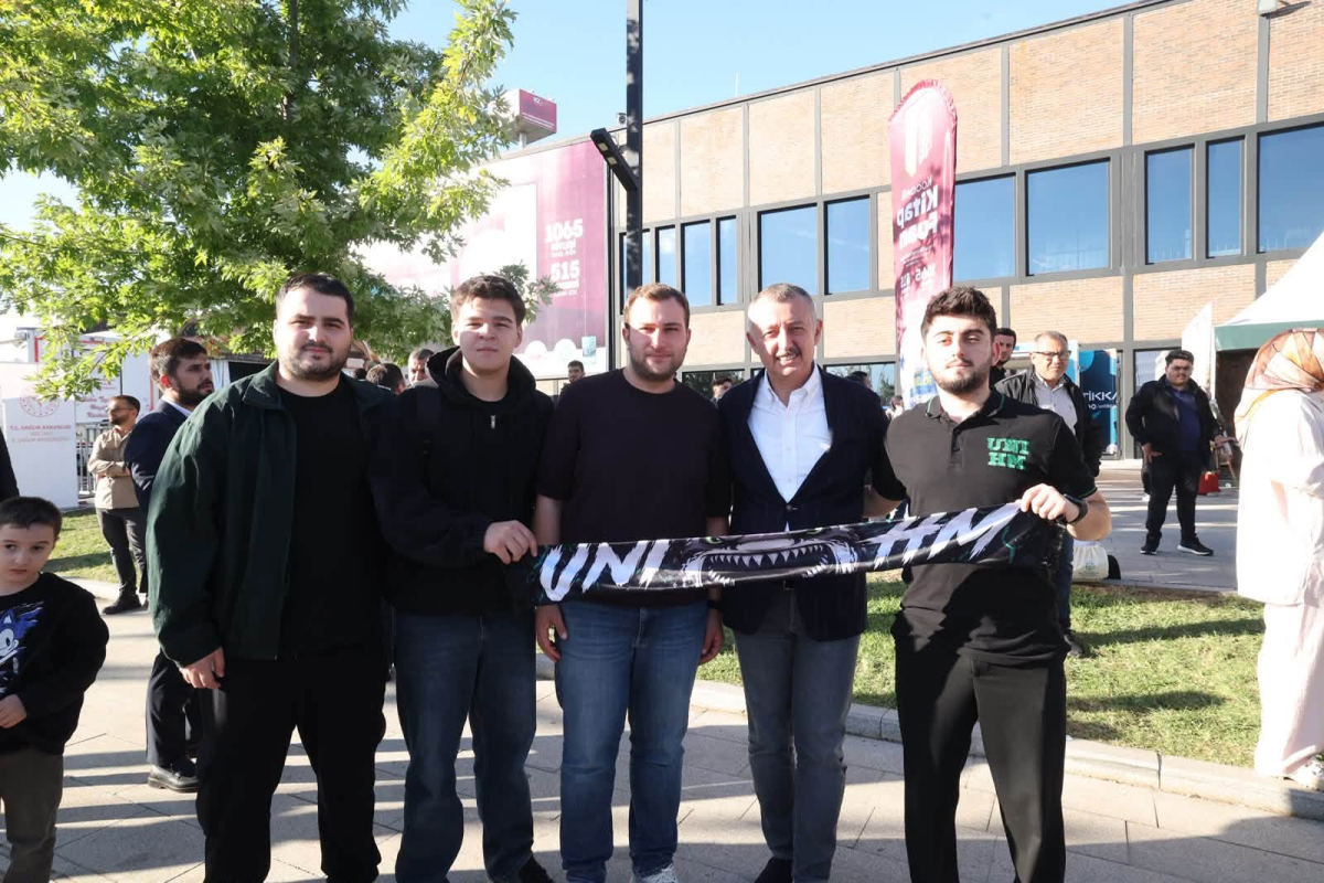 “Bu atmosferi bizimle paylaşan herkese teşekkürler”