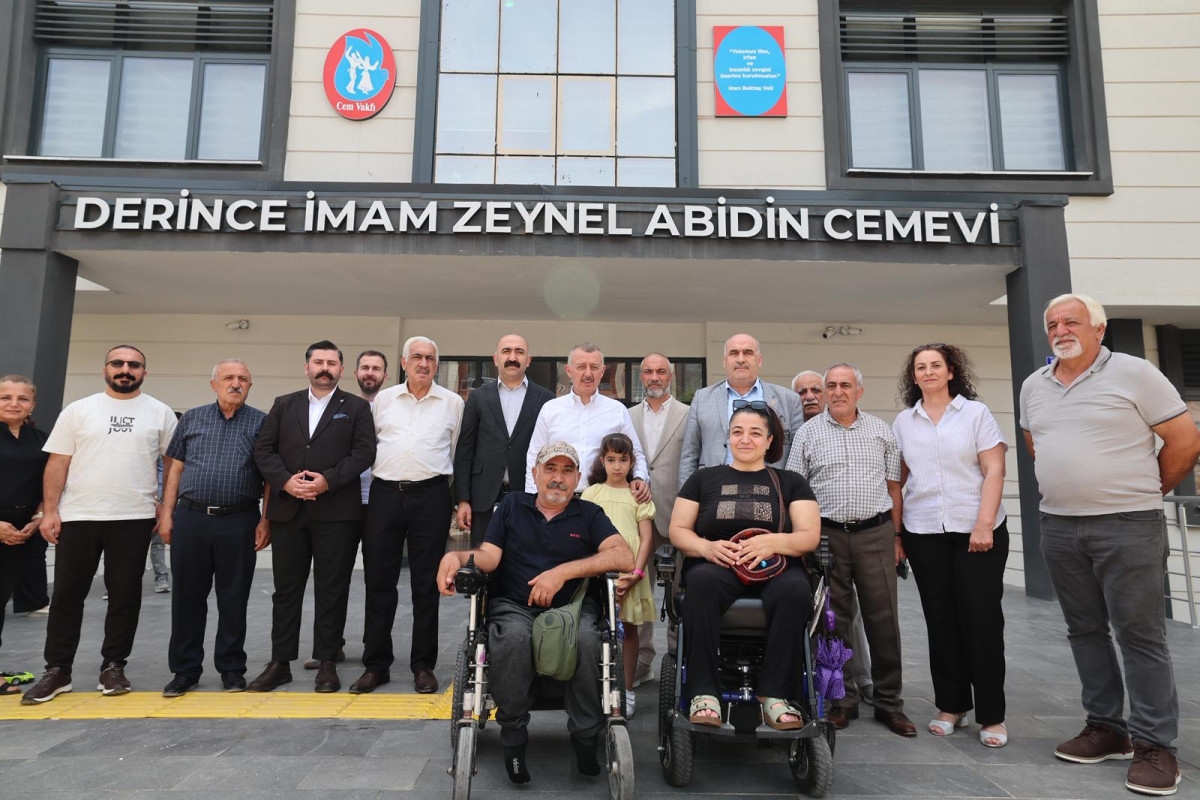 Derince’nin yeni cemevindeki son kontrolleri Başkan Büyükakın yaptı
