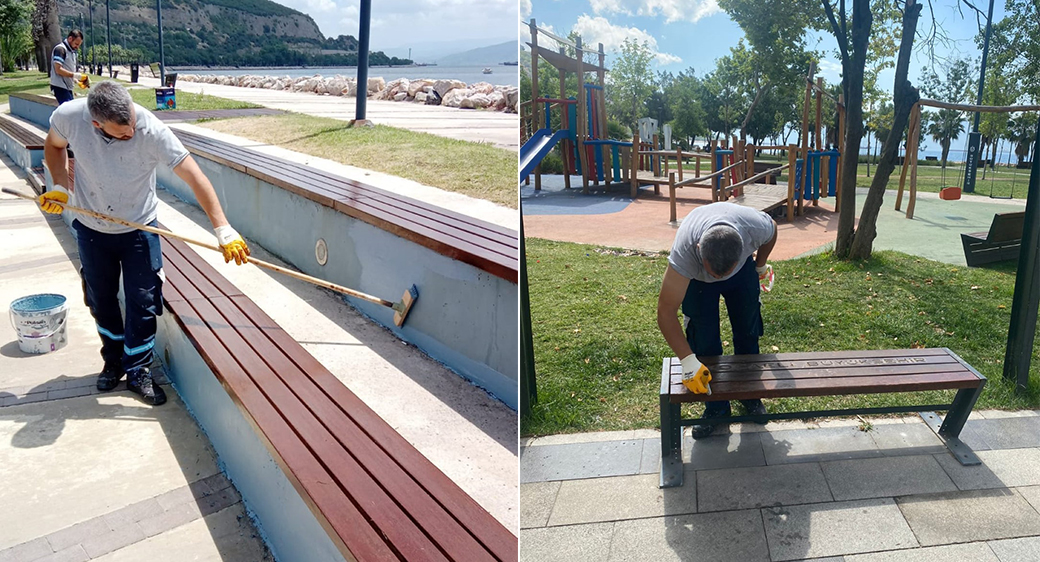 Kentsel donatılara düzenli bakım