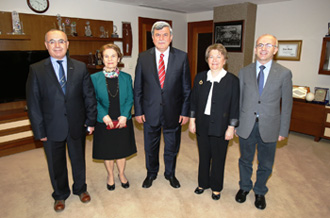 Rektör'den Başkan Karaosmanoğlu'na tebrik