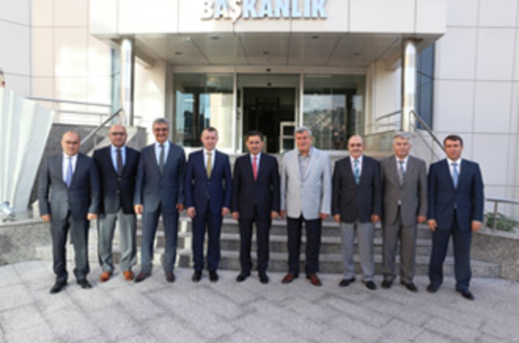 Topaca'dan Başkan Karaosmanoğlu'na veda ziyareti
