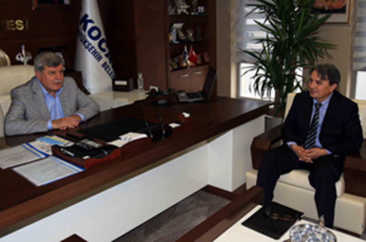 Başkan Karaosmanoğlu, GYTE Rektörü Şahin'i ağırladı