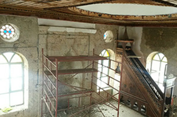 Tarihi Tepecik Camii restore ediliyor