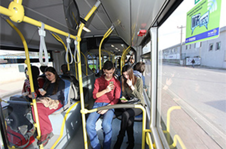 Otobüste wifi hizmeti vatandaştan ilgi görüyor