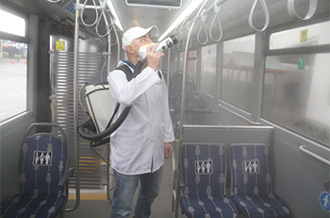 Büyükşehir'in otobüslerinde sağlıklı yolculuk