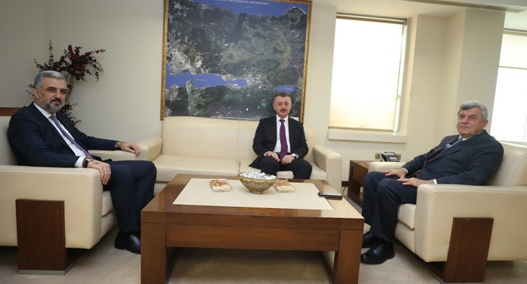 Başkan Karaosmanoğlu, Büyükakın'ı makamında ağırladı