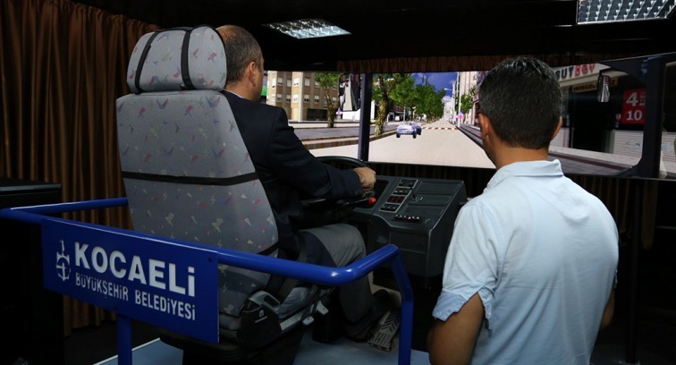 Toplu taşıma sürücülerine sanal ortamda, gerçekçi eğitim