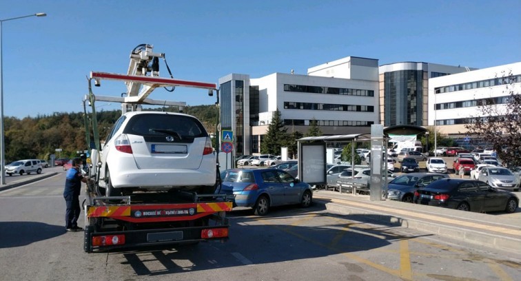Hatalı parklanma yapan araçlara ceza