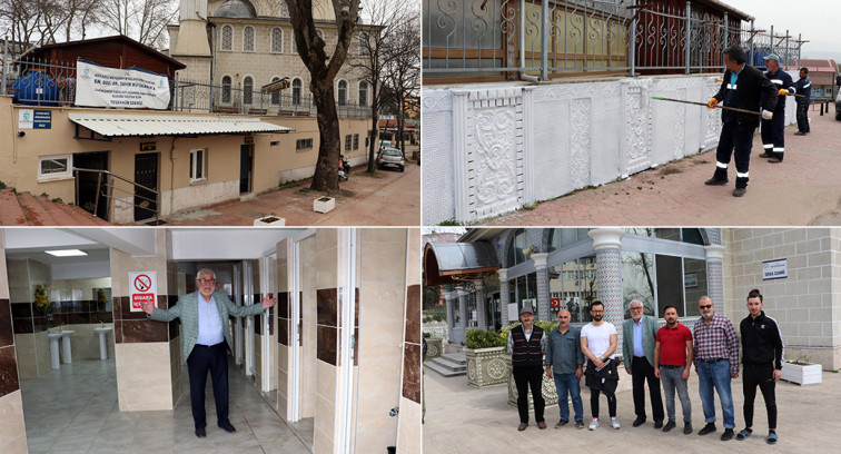 Büyükşehir, SEKA Camisi'nin şadırvan ve tuvaletlerini yeniledi