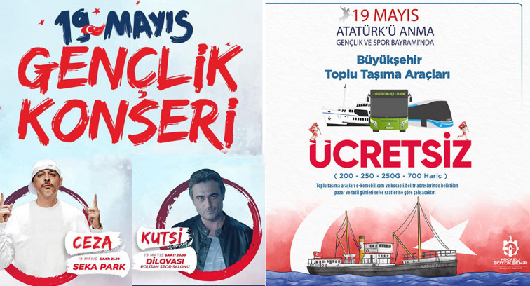 Büyükşehir'den 19 Mayıs'ta çifte konser
