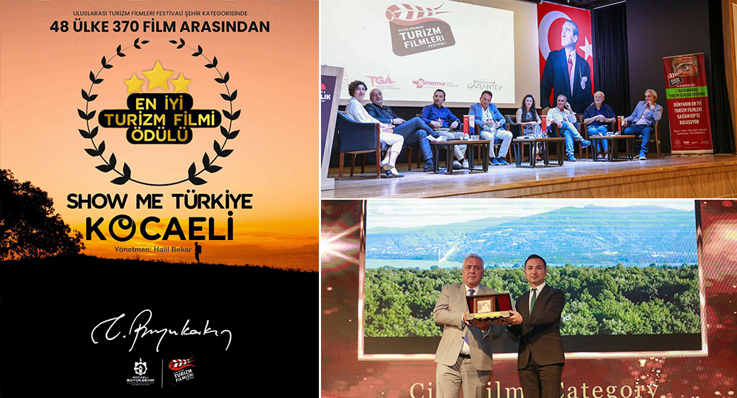 ‘'Show Me Türkiye Kocaeli'' En İyi Turizm Filmi ödülünü aldı