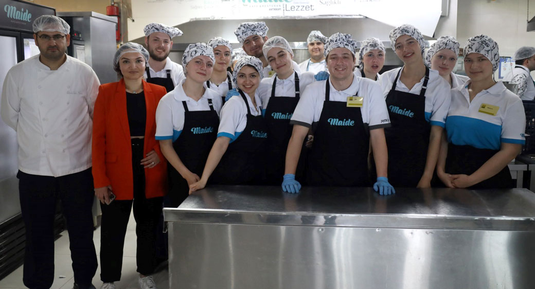 Hollandalı öğrenciler Türk Mutfağını Kocaeli'de öğreniyor