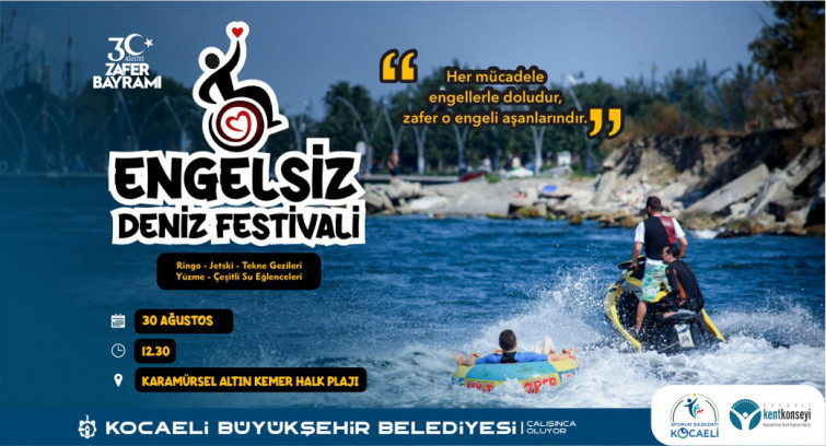 Büyükşehir'den 3. Engelsiz Deniz Festivali