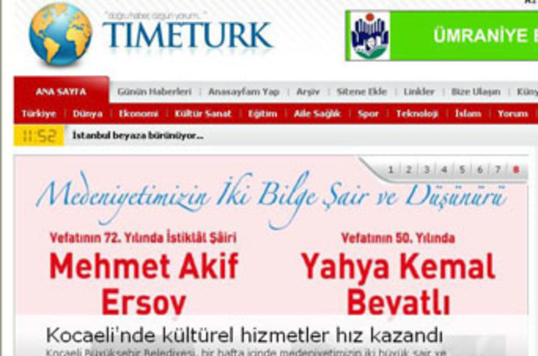 Büyükşehir&#8217;in anma programı Ulusal haber sitesi Time Türk&#8217;te