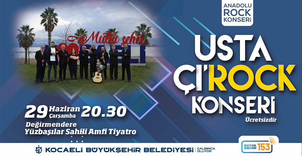 Usta Çı'Rock Konseri Değirmendere (29 Haziran 2022)