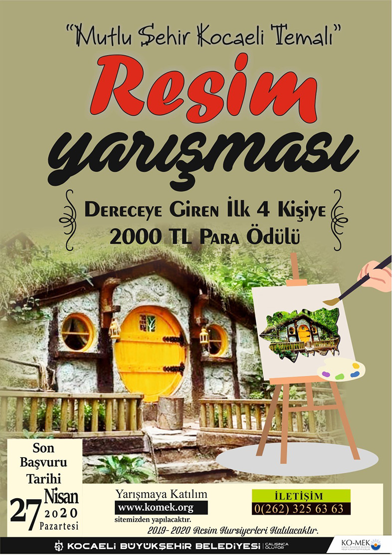 Ko Mek Ten Mutlu Sehir Kocaeli Resim Yarismasi