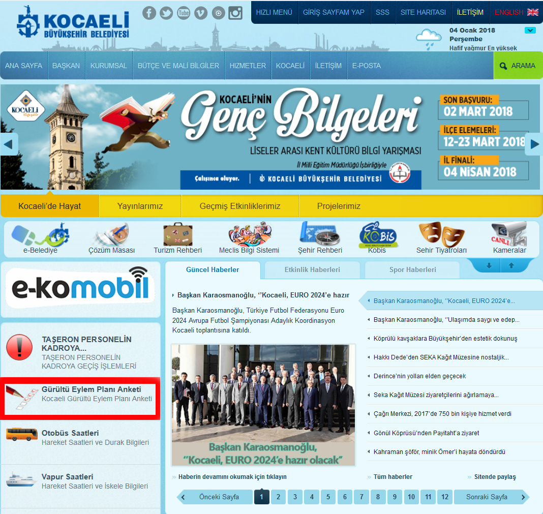 Gürültü eylem planına siz de dahil olun - Kocaeli Büyükşehir Belediyesi